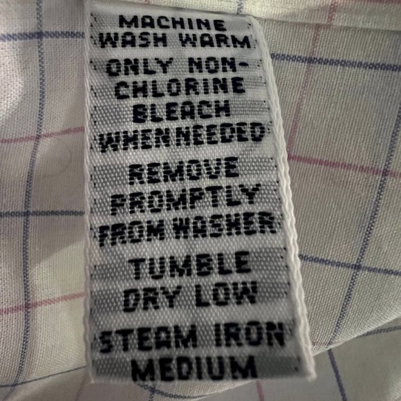 Ralph Lauren Yarmouth 100% Cotton White Pink Blue Windowpane Shirt 16 or… - Picture 6 of 8